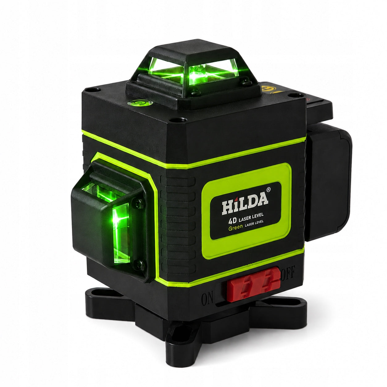 LASER LEVEL HILDA 4D CROSS LASER TRIPOD 200 CM RECEIVER DETECTOR Maximum working range 35 m