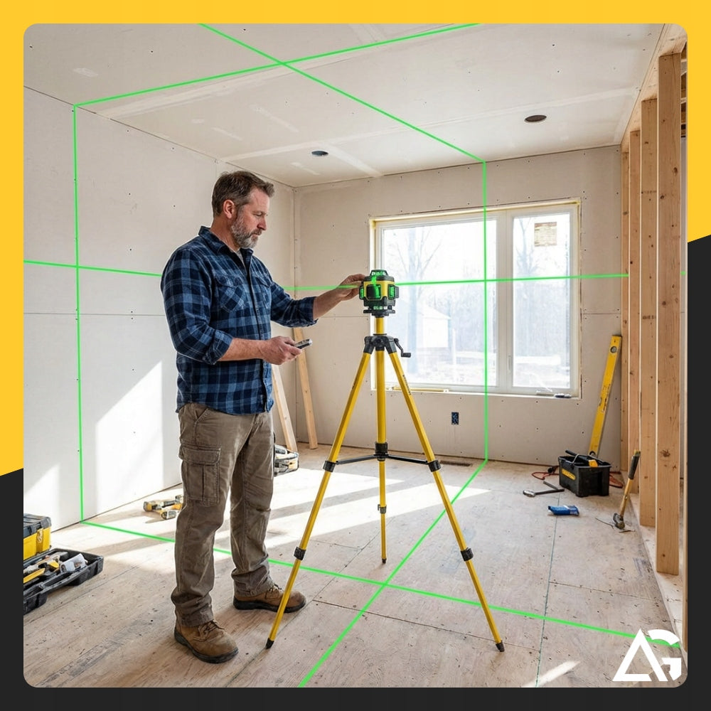 LASER LEVEL LASER 360 4D 16 LINES CROSS TRIPOD CASE +APPLICATION Type cross-line