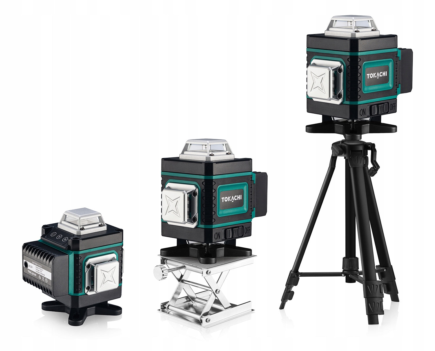 LASER LEVEL LASER CROSS TOKACHI PRO 4D 360 SET OF 16 LINES 2xAKU Measurement accuracy (+/-) 1 mm