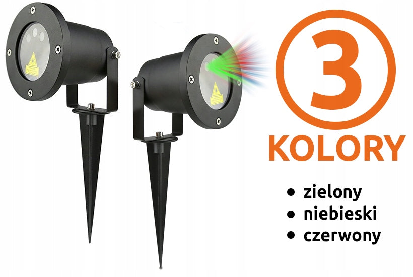 LASER PROJECTOR STAR SHOWER LASER PROJECTOR OUTDOOR LED 3 COLORS Manufacturer code LR03