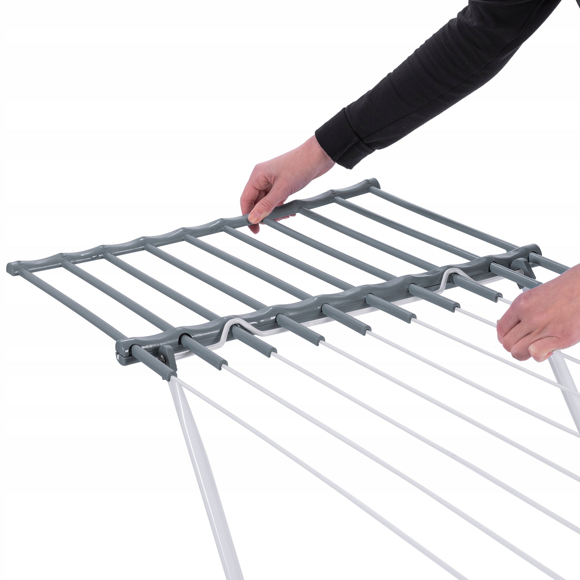 LAUNDRY DRYER 17m CLOTHES TELESCOPIC UNDERWEAR EXTENDABLE STANDING LARGE Weight 2.85 kg
