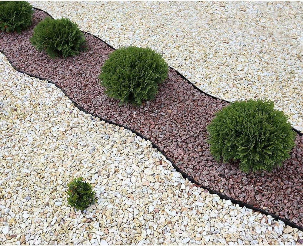 LAWN EDGING 58mm BORDER PALISADA 50m+150 Color black