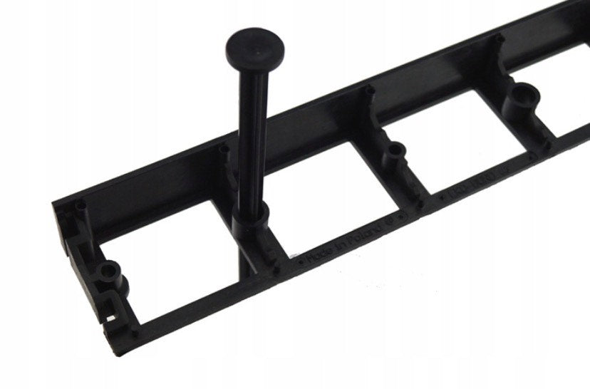 LAWN EDGING PLASTIC PVC BORDER H 45 12M + 60 ANCHORS Product height 4.5 cm