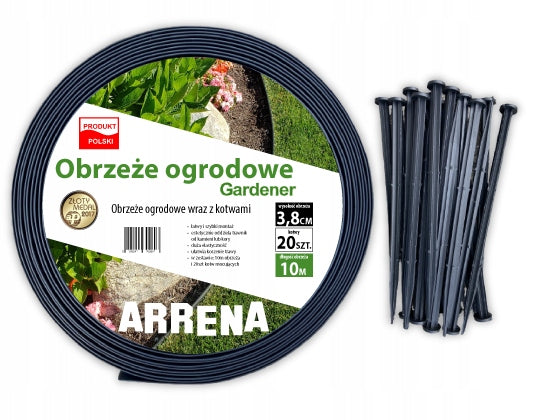 LAWN GARDEN EDGING 2x10MB + ANCHORS FREEBIE EAN (GTIN) 5905247702807