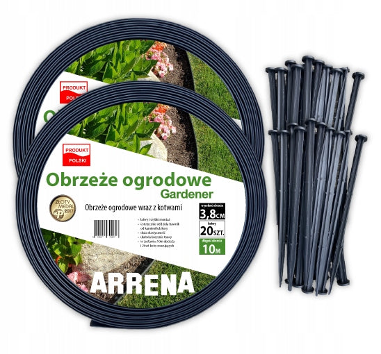 LAWN GARDEN EDGING 2x10MB + ANCHORS FREEBIE