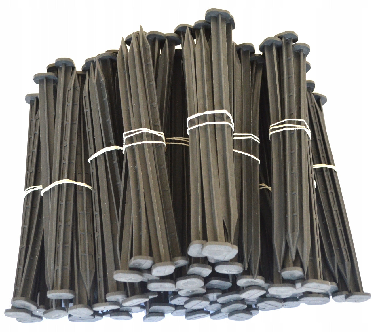 LAWN GARDEN EDGING 7,8cm PALISADE BORDER 78mm 20m + 100 ANCHORS Length 100 cm