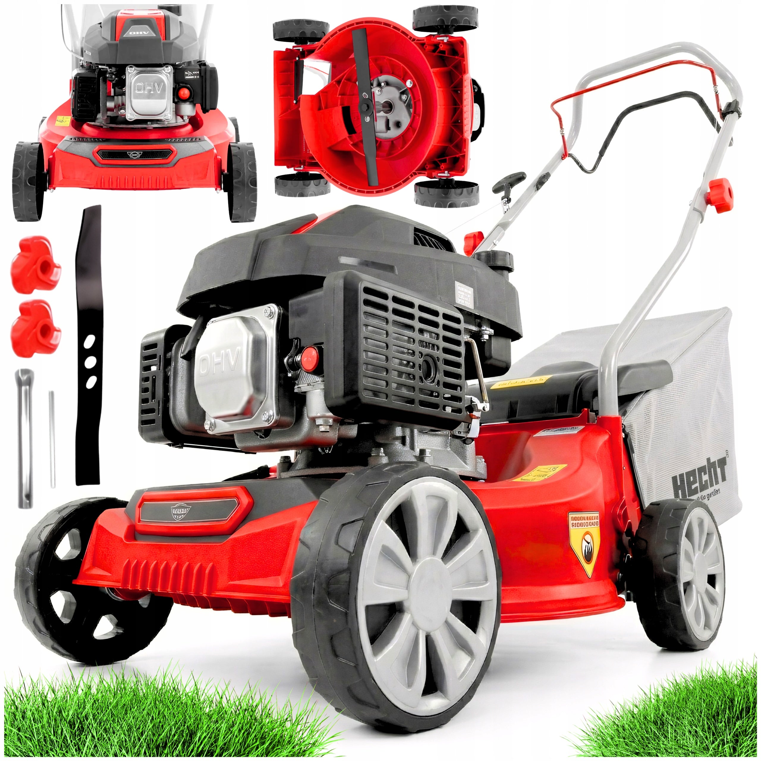 LAWN MOWER HECHT5408 LIGHT STRONG BASKET 45L MULCHING 40CM