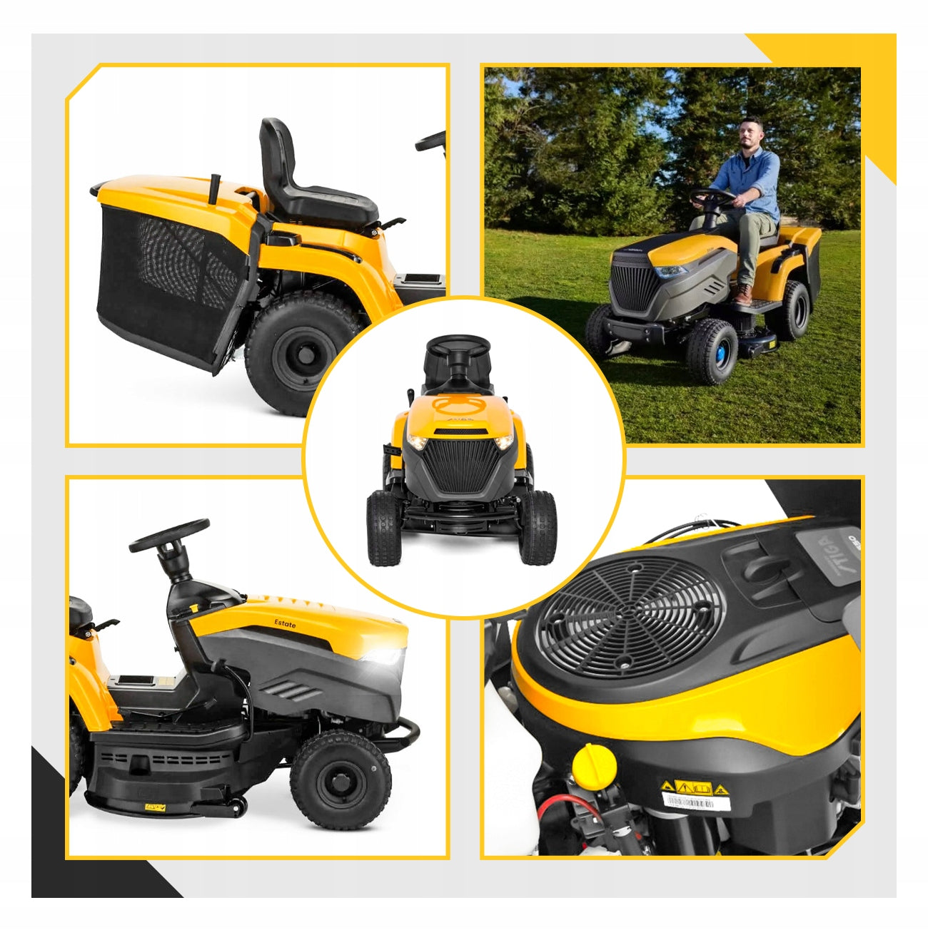 LAWN MOWER TRACTOR GARDEN TRACTOR STIGA ESTATE 398 IN SE AUTOMAT Packaging status original