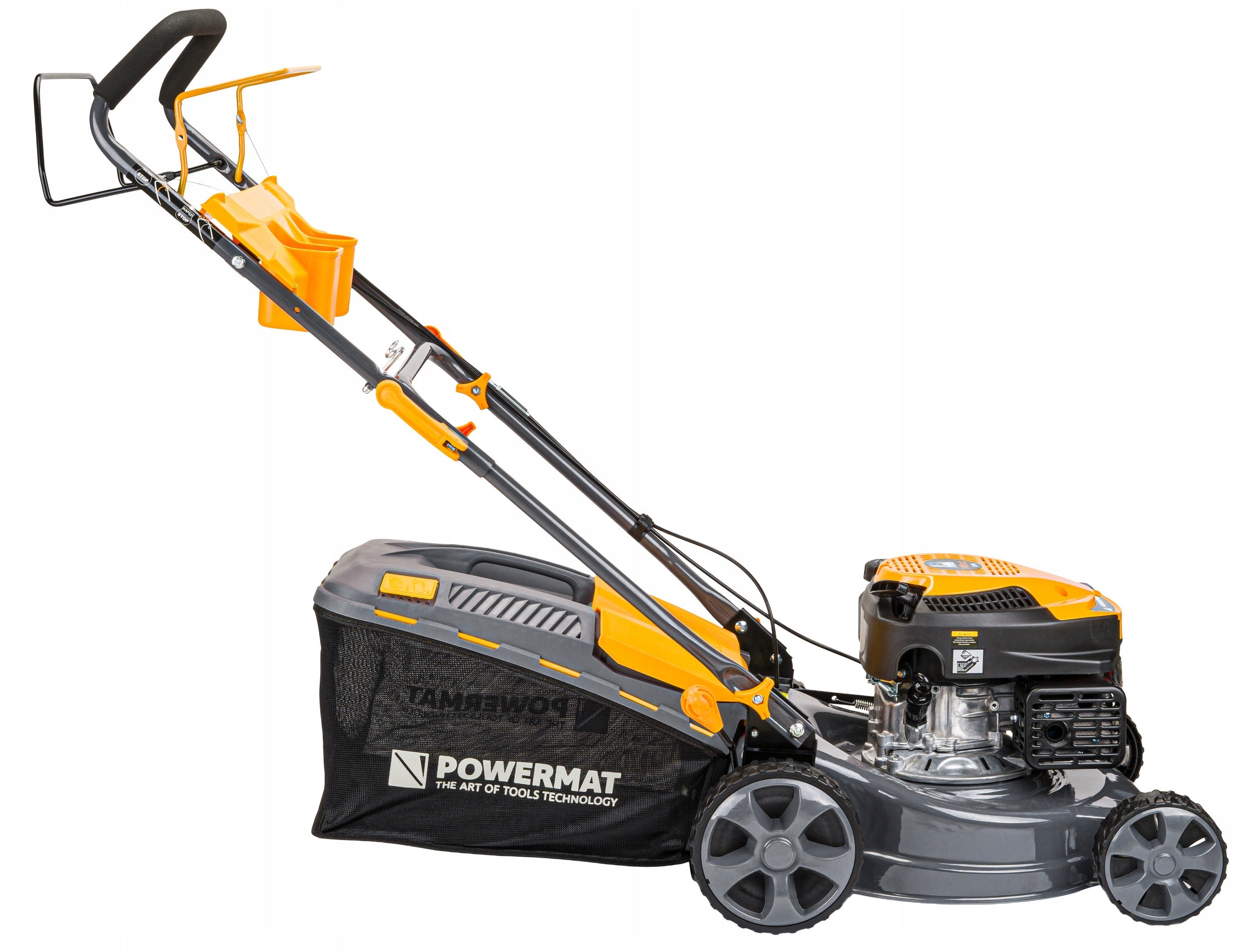 LAWN MOWER WITH DRIVE 6KM 62L 7IN1 LARGE BASKET 62L + 3X OIL Product weight with unit packaging 21.5 kg