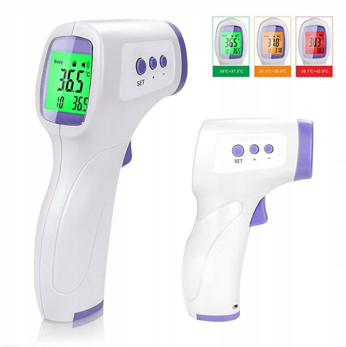 LCD NON-CONTACT ELECTRONIC THERMOMETER FOR THE FOREHEAD OF THE BODY EAR Packaging status original