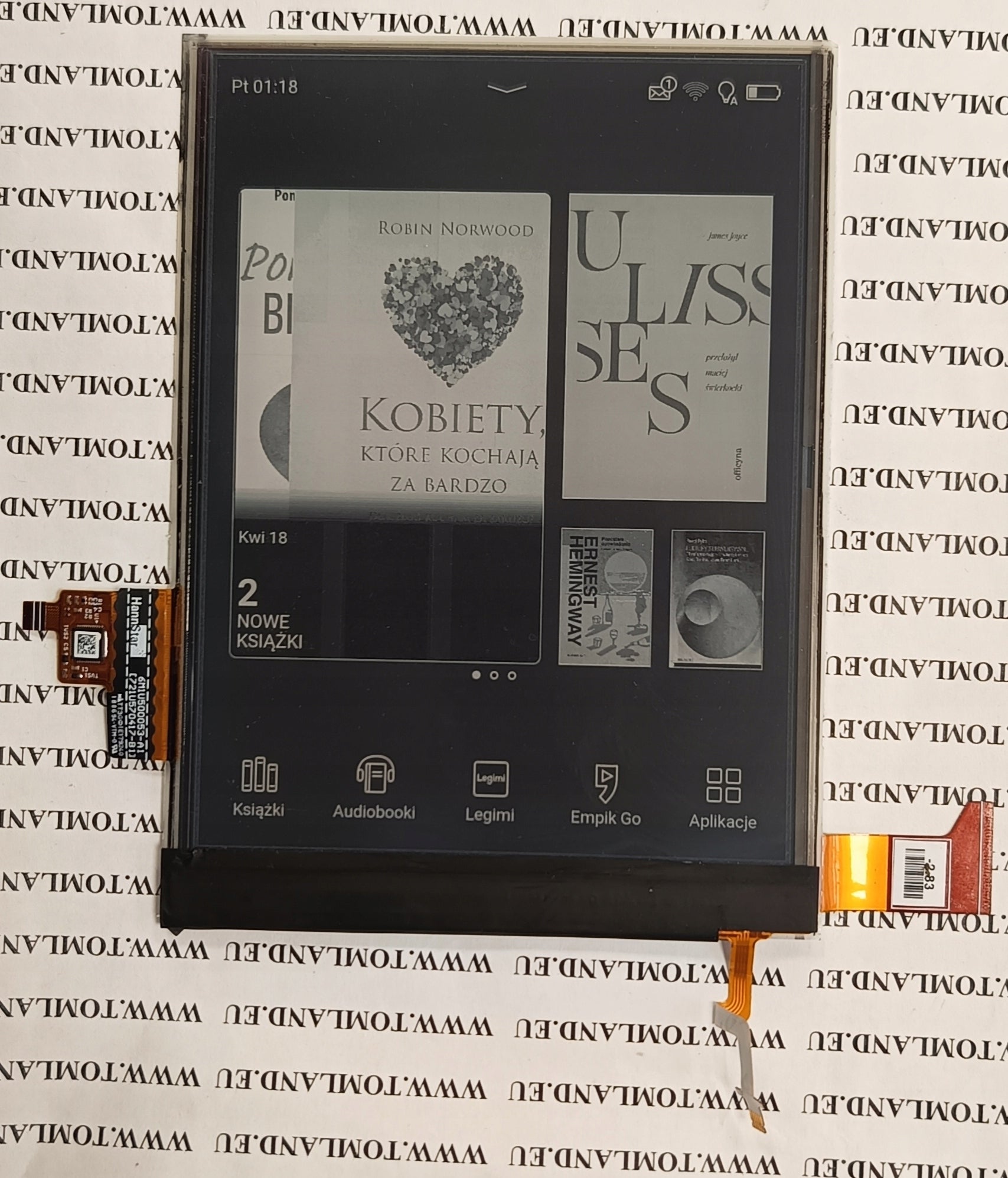 LCD screen display PocketBook Touch HD 3 632