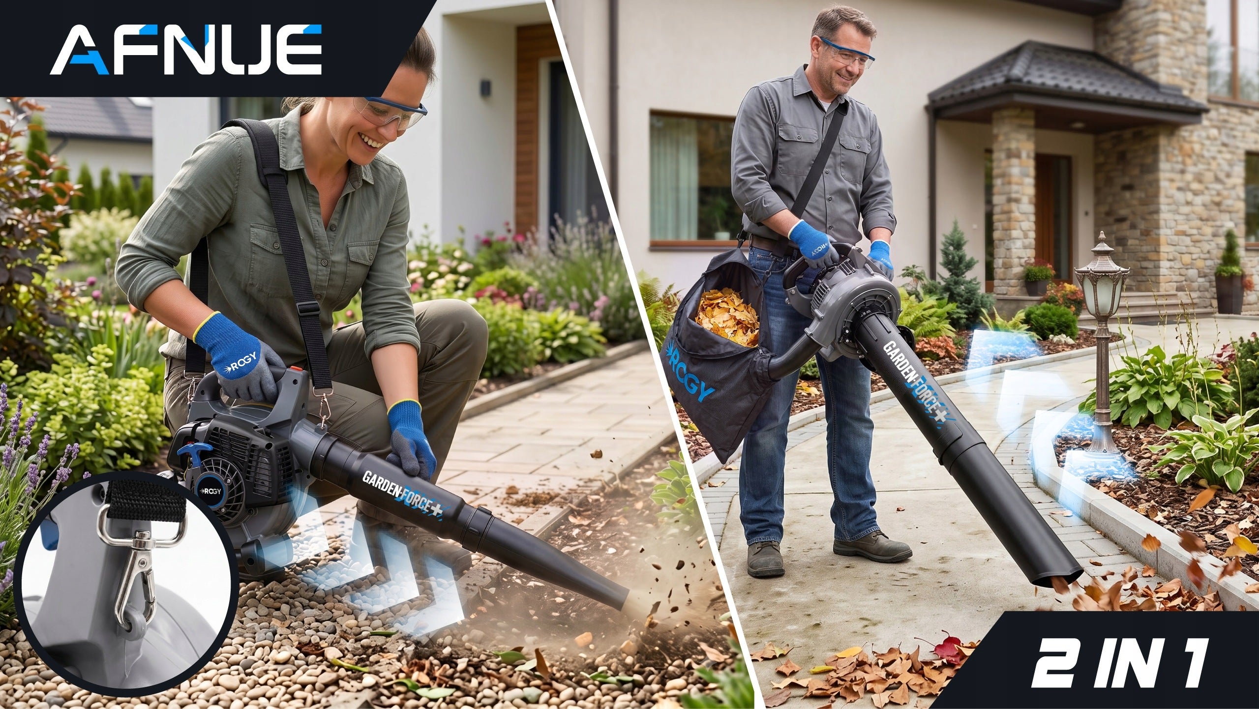 LEAF BLOWER COMBUSTION GARDEN VACUUM CLEANER SHREDDER 415km/h 5,5KM Manufacturer code ROGY GardenForce+