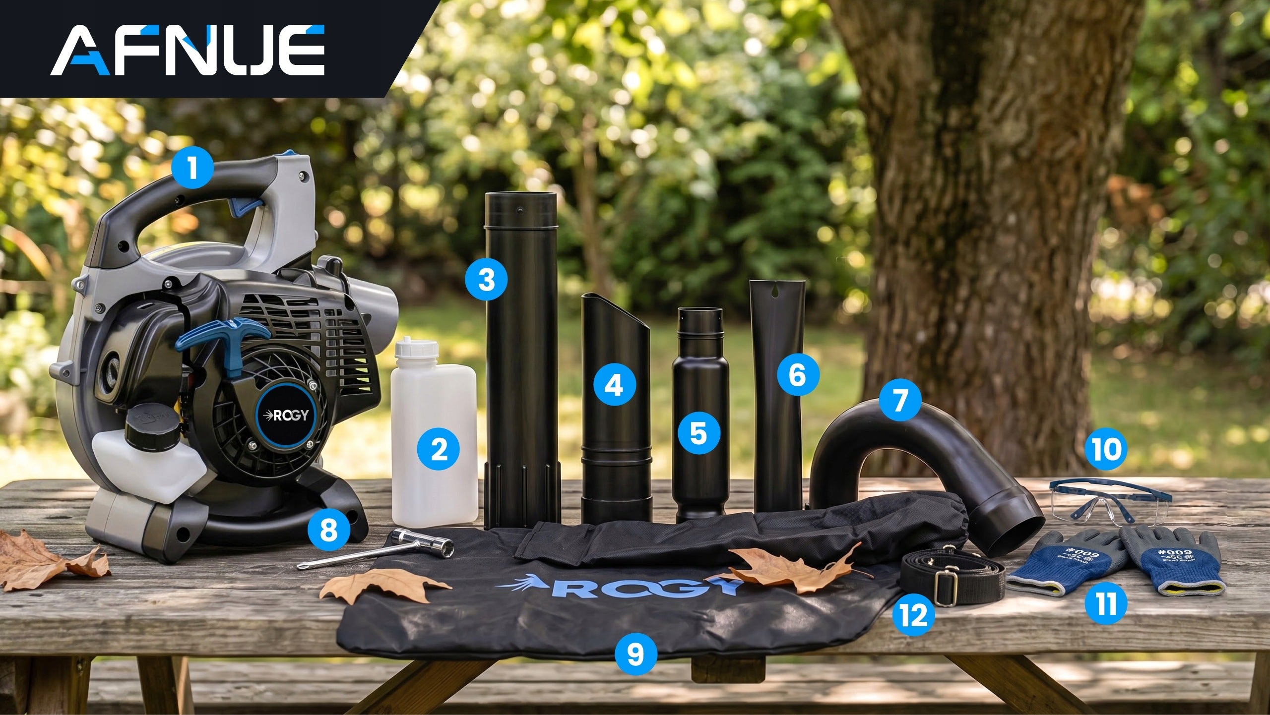 LEAF BLOWER COMBUSTION GARDEN VACUUM CLEANER SHREDDER 415km/h 5,5KM Packaging status original