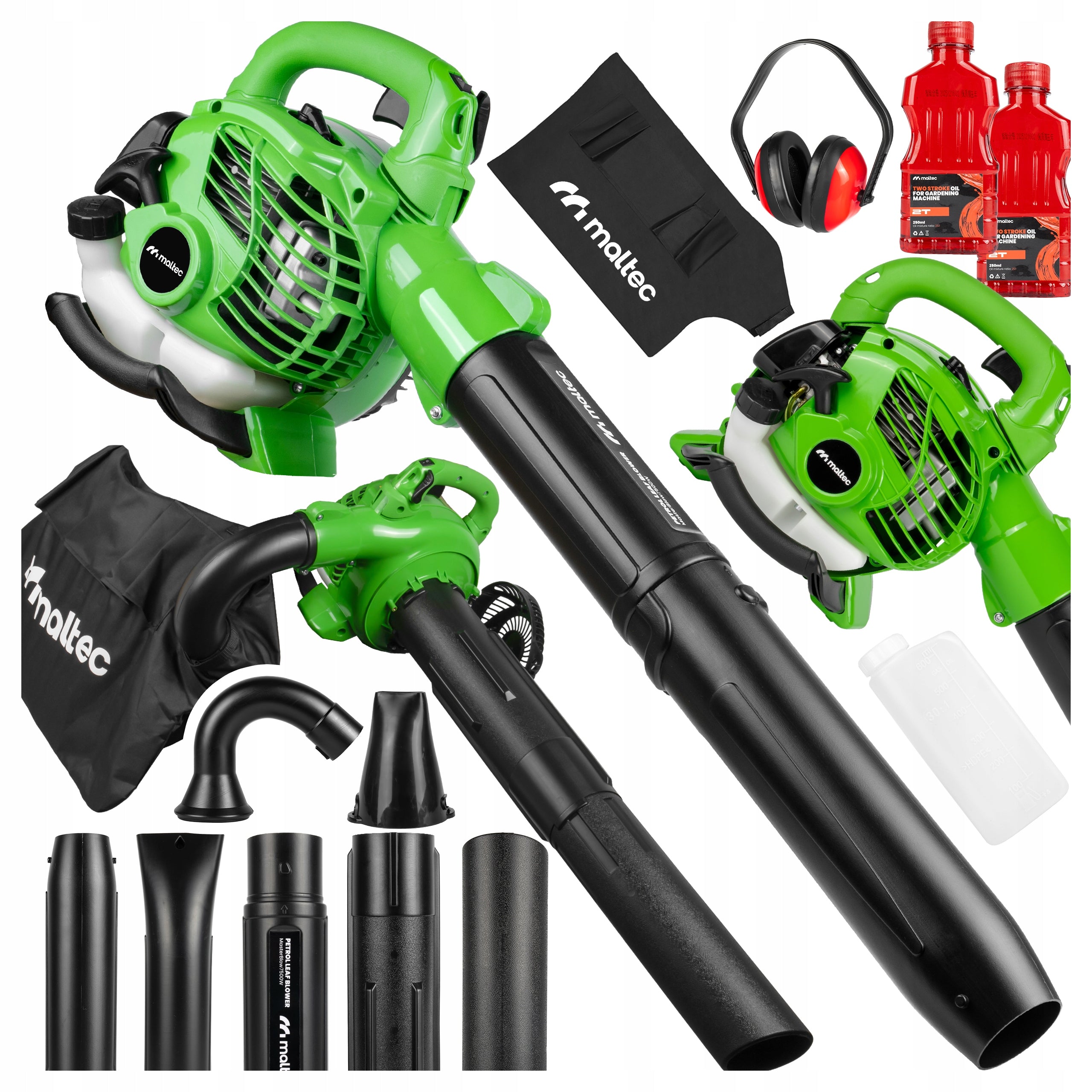 LEAF BLOWER COMBUSTION GARDEN VACUUM CLEANER WITH SHREDDER 3in1 370km/h