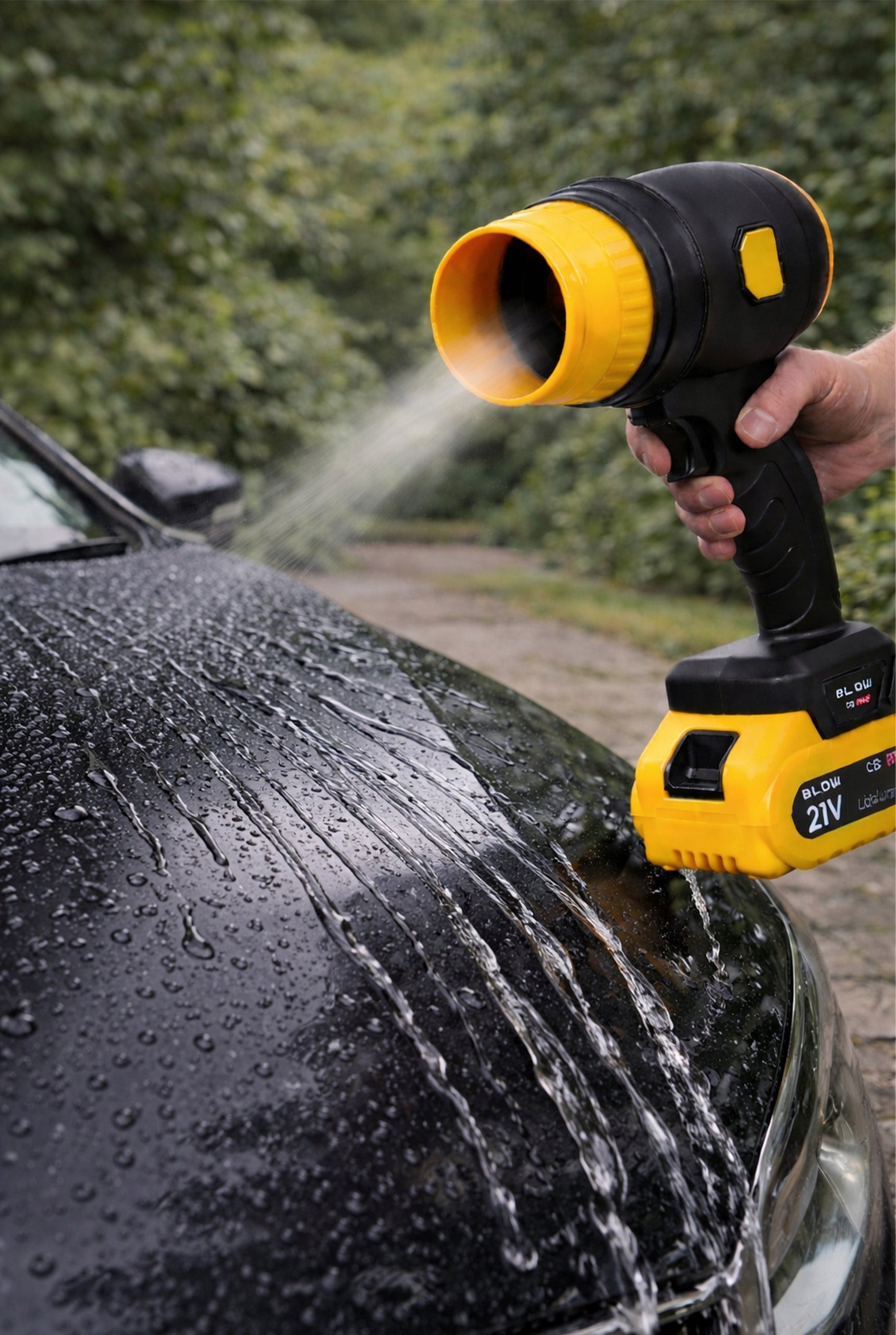 LEAF BLOWER CORDLESS GARDEN WIRELESS 230 km/h TURBO 21V Air velocity 230 km/h