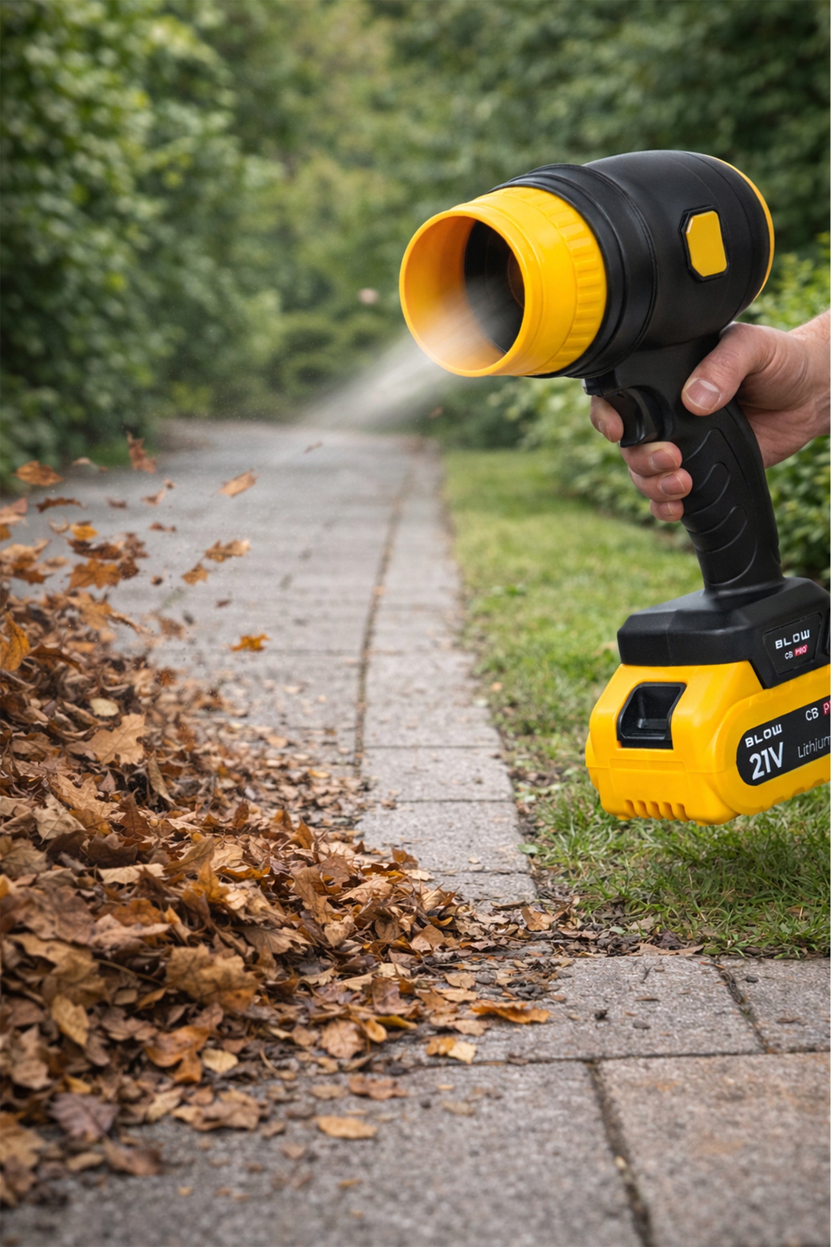 LEAF BLOWER CORDLESS GARDEN WIRELESS 230 km/h TURBO 21V Output 13 m3/min