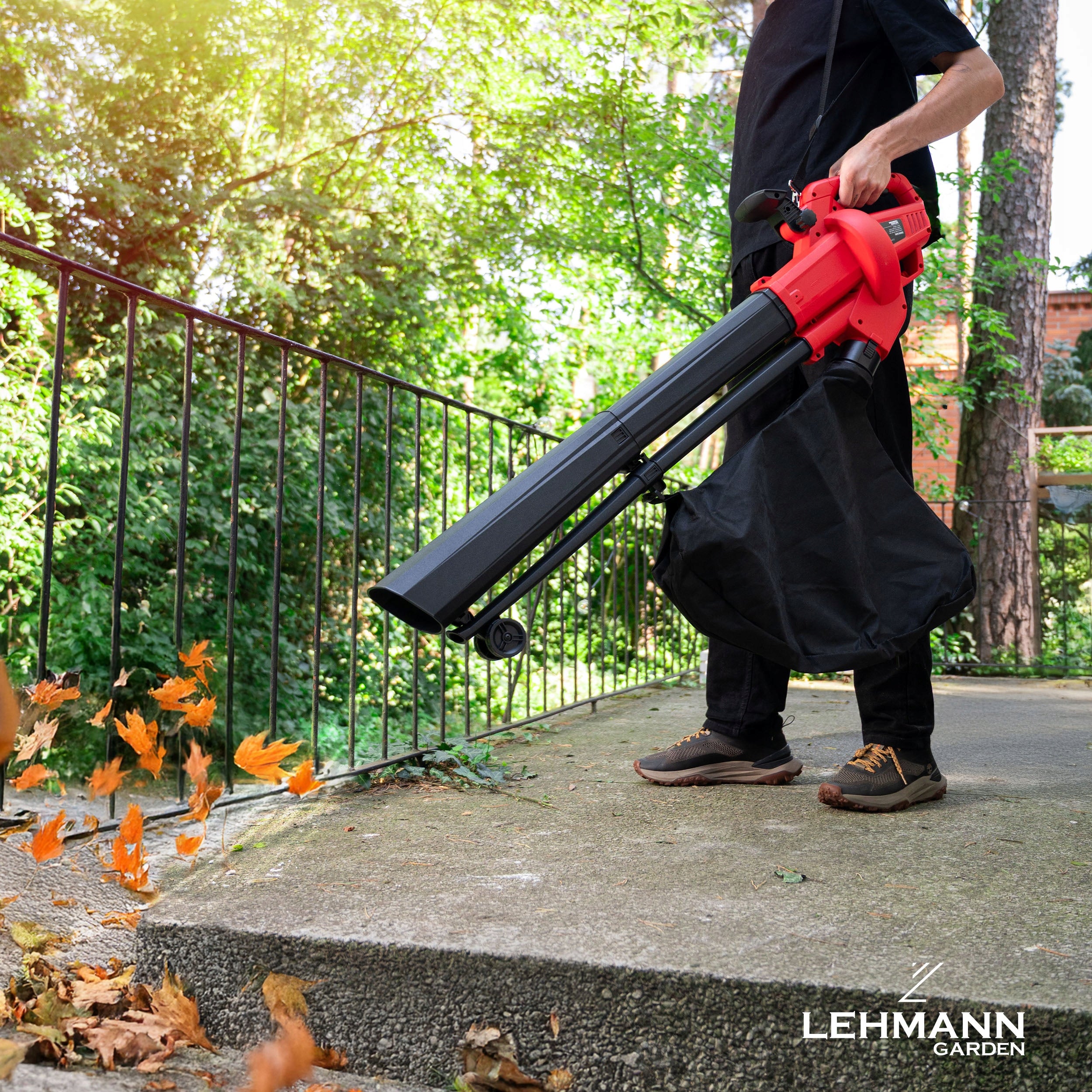 LEAF BLOWER ELECTRIC POWERFUL 3500W GARDEN SHREDDER VACUUM CLEANER Brand Lehmann