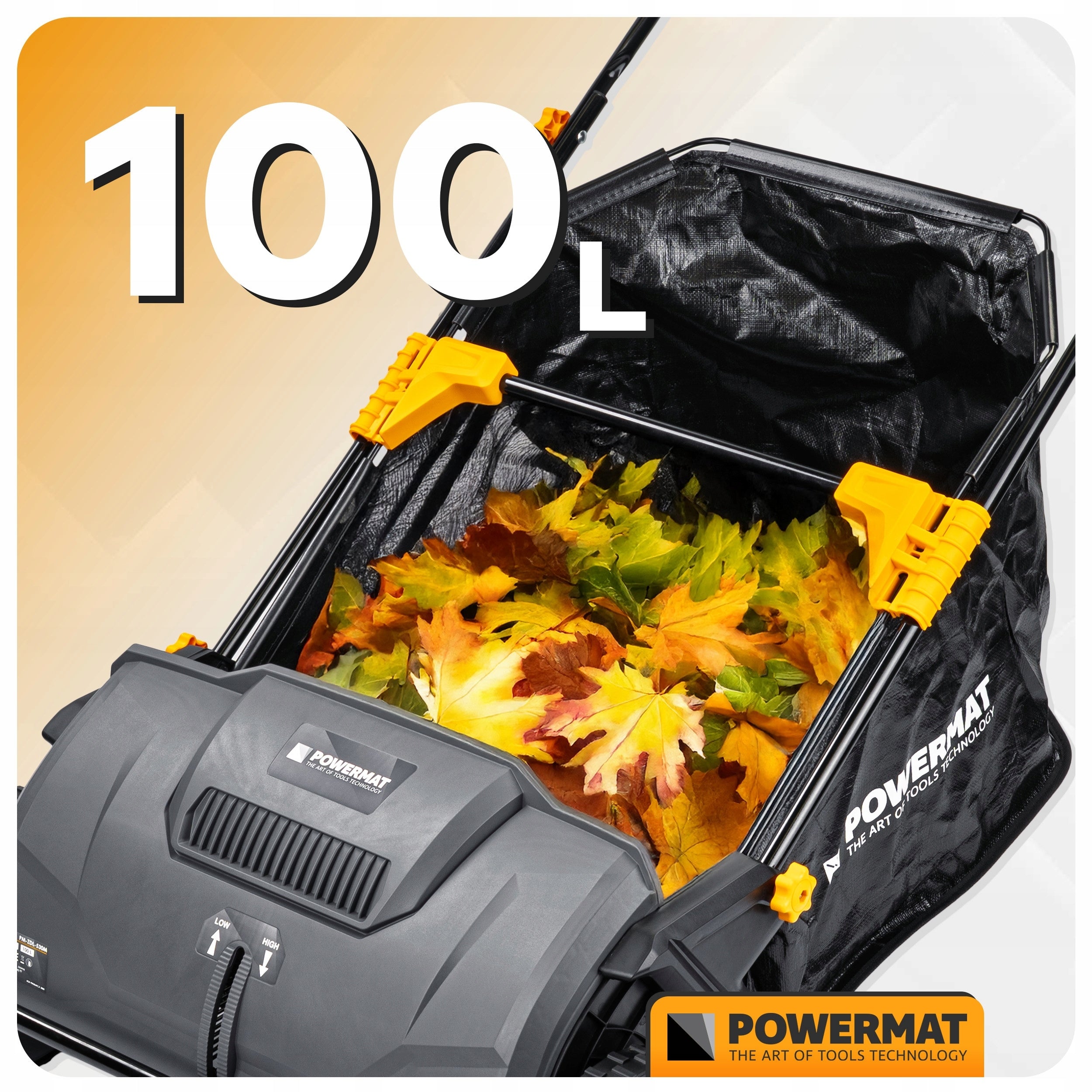 LEAF PICKER MANUAL SWEEPER 530 MM FOR GRASS LEAVES WITH BASKET 100 L Manufacturer code PM1391