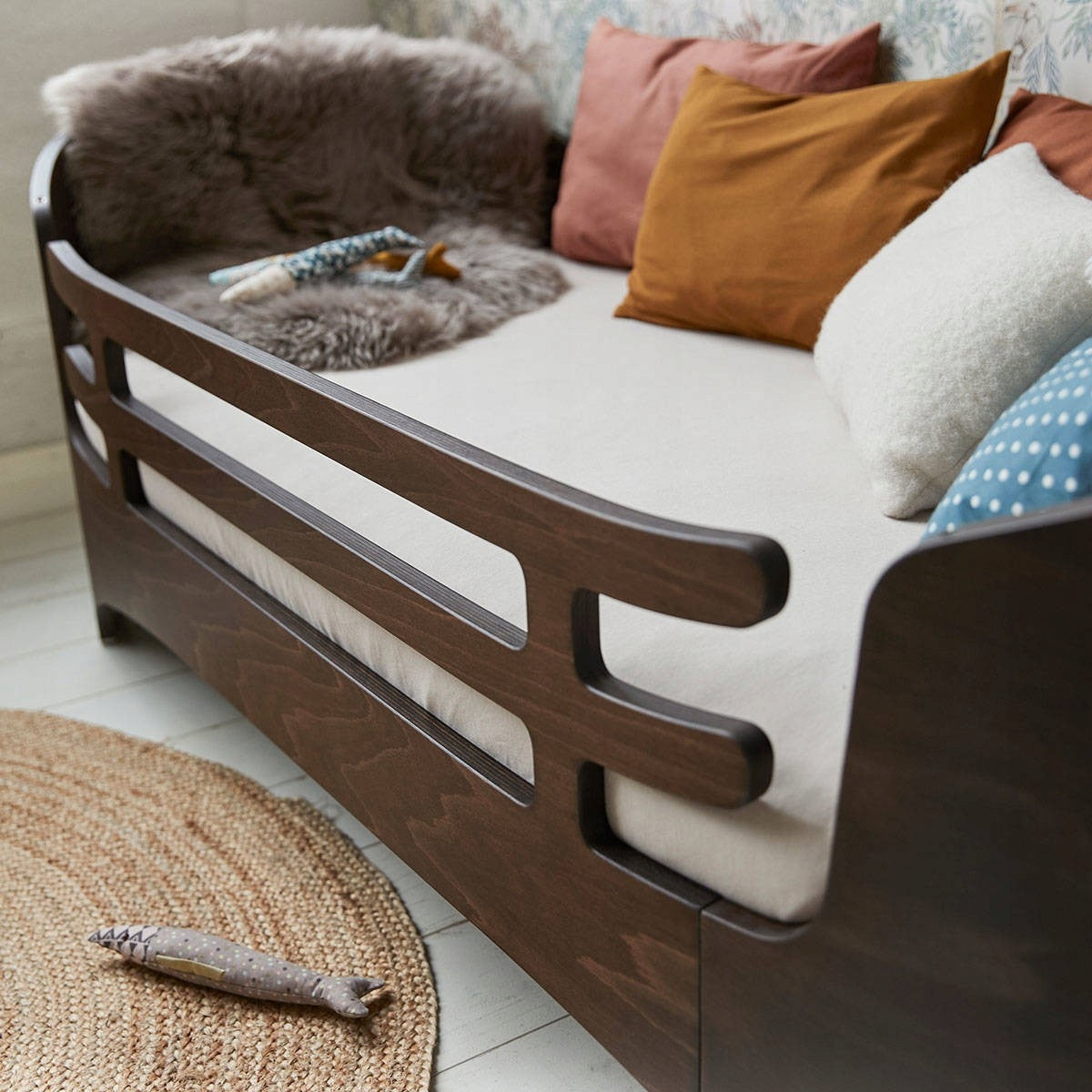LEANDER - protective barrier for CLASSIC Junior bed, bleached Brand no brand