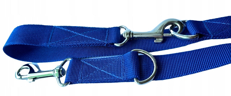 LEASH ADJUSTABLE FOR MEDIUM DOG STRONG CARABINERS TAPE 10M CORNFLOWER EAN (GTIN) 5906022505101