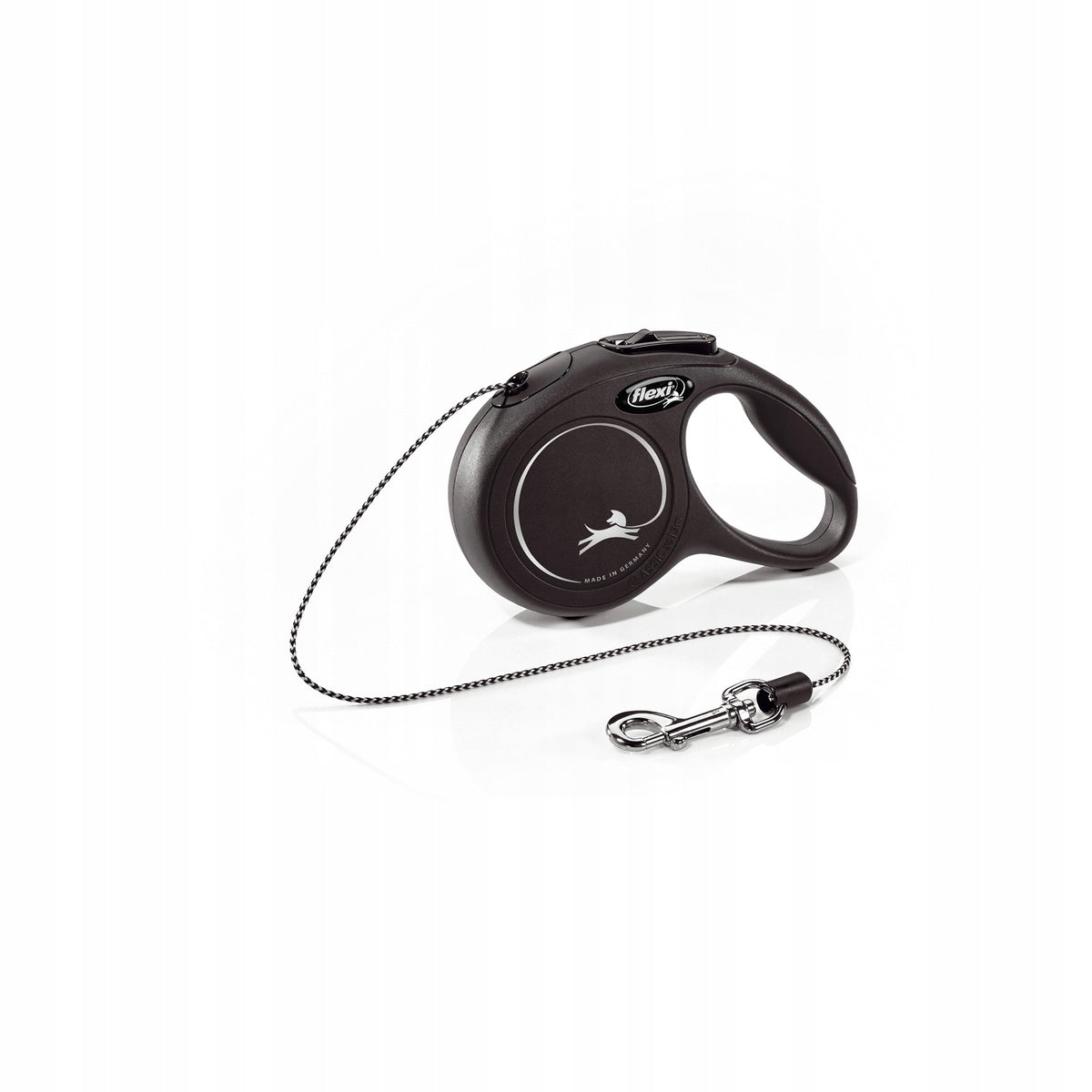 LEASH FLEXI CLASSIC BLACK CORD XS 3M