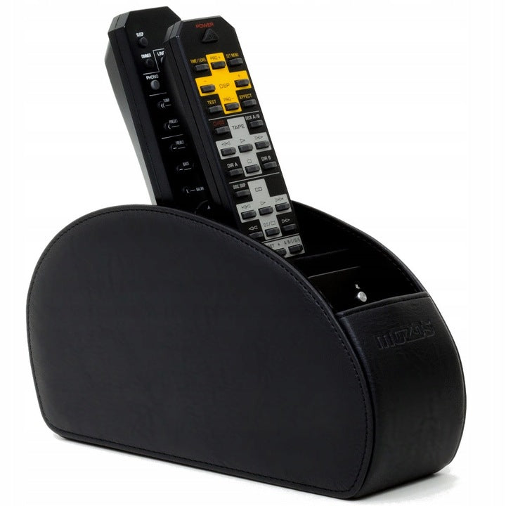 LEATHER CASE ORGANIZER STAND FOR REMOTE CONTROL PHONES