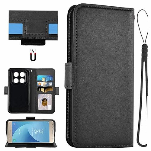 LEATHER CASE OUKITEL WP60 5G MAGNETIC WALLET FLAP CAMERA PROTECTION