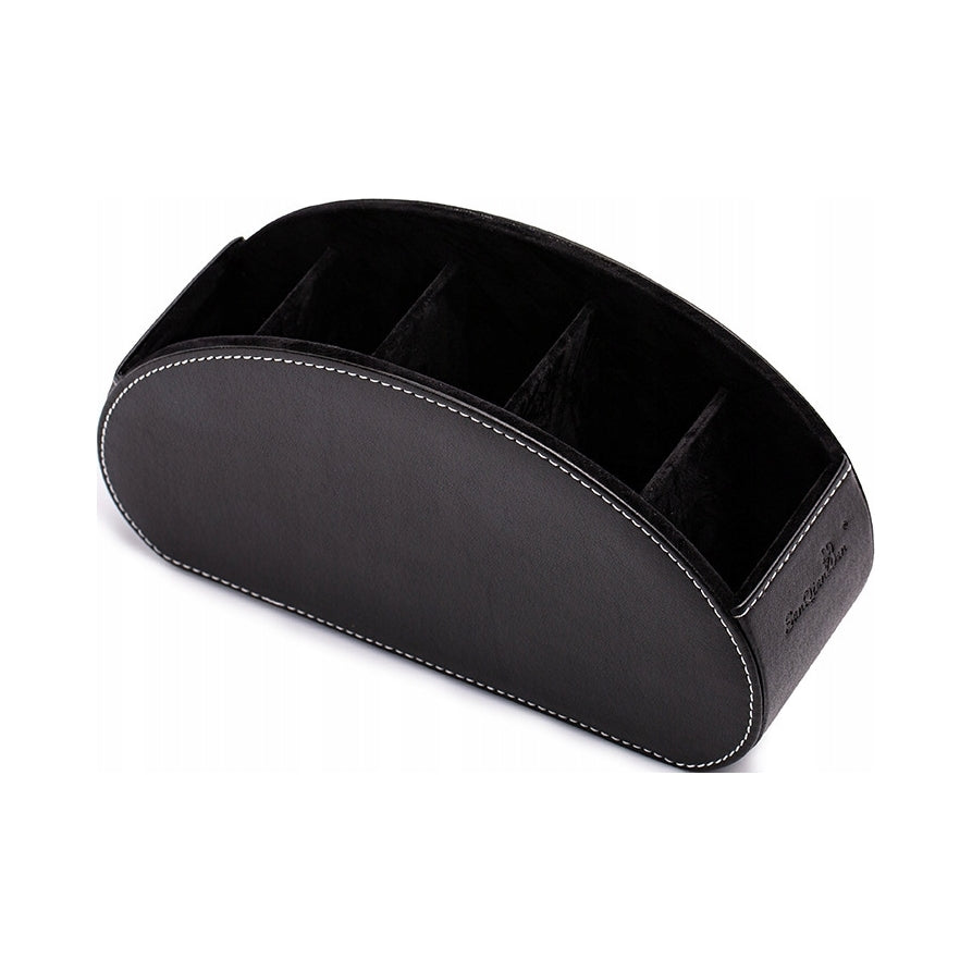 LEATHER DESK ORGANIZER FOR REMOTE CONTROL DRESSING TABLE COSMETICS SUPPLIES Manufacturer code ORG-BIUR-CZAR-ST