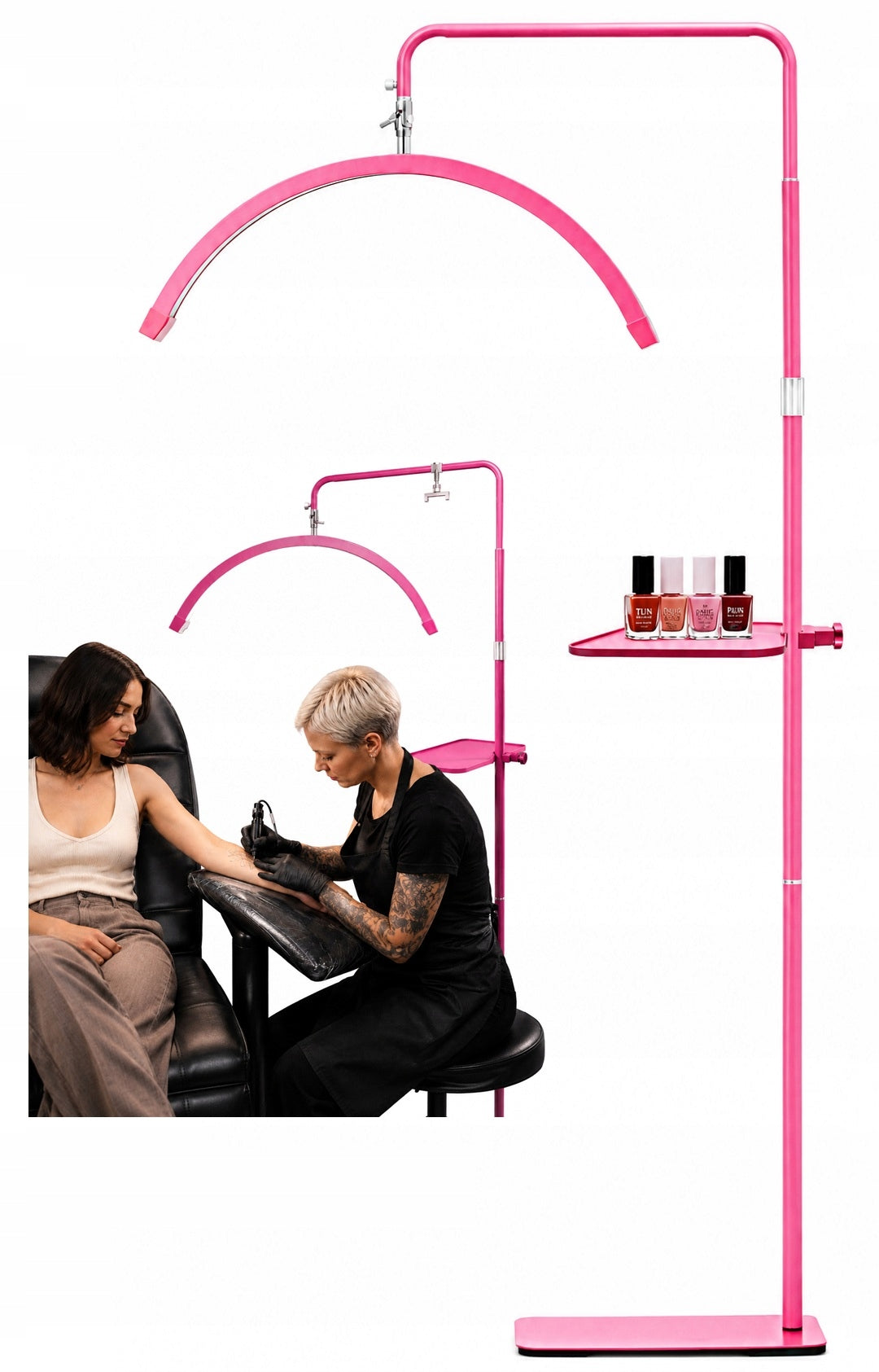 LED Arch Lamp Moon Light 180 cm For Styling Eyelashes Makeup 48W