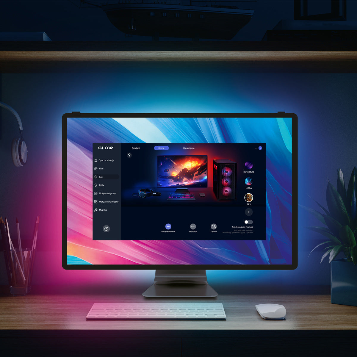 LED Backlight for TV Monitor PC Spacetronik 32" RGB +Application Brand Spacetronik