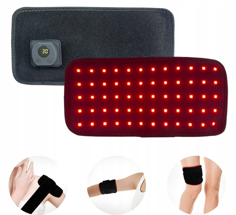 LED Belt Red Light Therapy 660nm 850nm 60 LED Infrared Wellness Medical device no