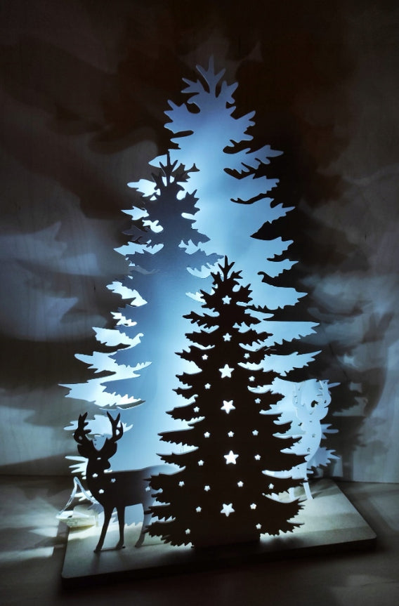 LED CHRISTMAS DECORATION - Christmas tree REINDEER 010 CHRISTMAS ORNAMENT