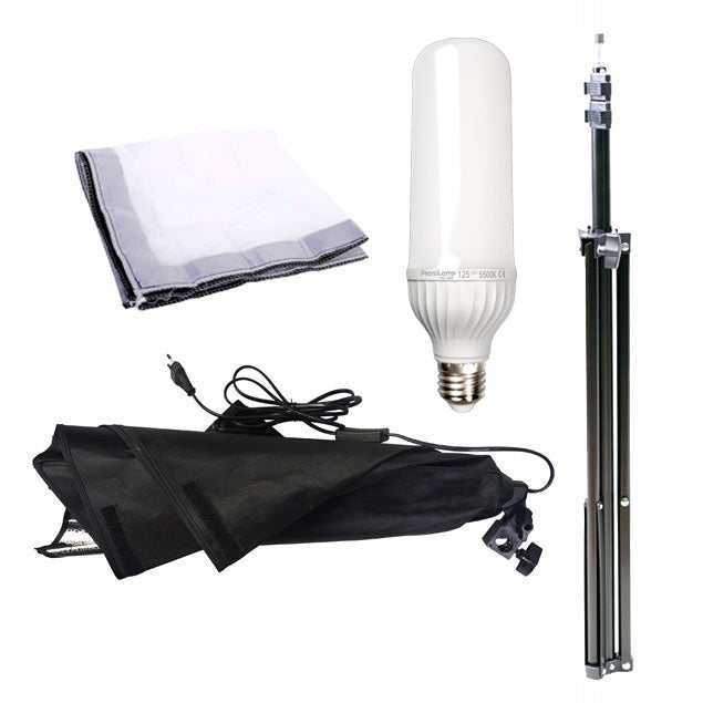 LED CONTINUOUS LIGHT KIT 300W 125W + SOFTBOX 50x70cm + TRIPOD 215cm /502 EAN (GTIN) 0736542965544