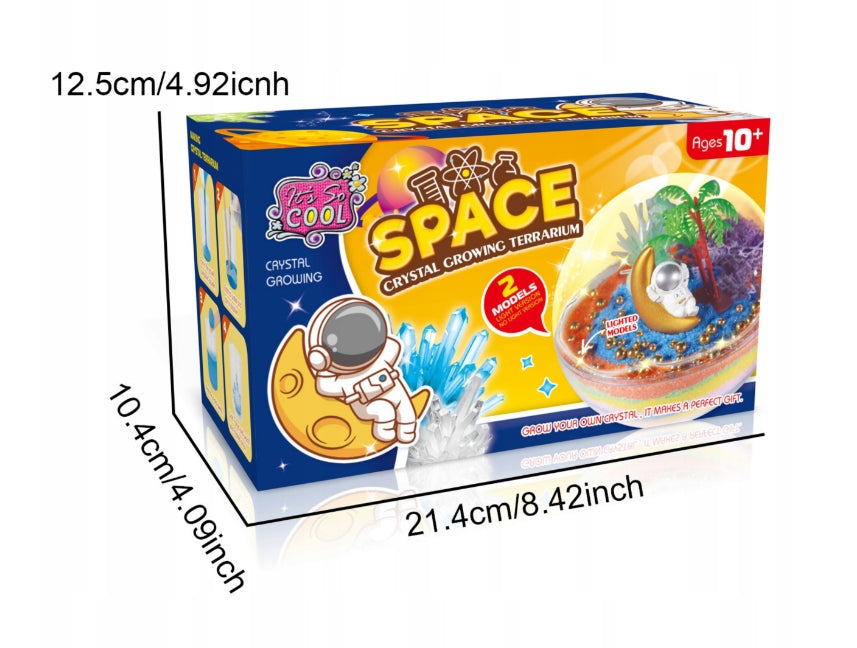 LED CRYSTAL BREEDING CREATIVE AQUARIUM EDUCATIONAL KIT ASTRONAUT DIY Manufacturer code MAŁY CHEMIK HODOWLA KRYSZTAŁÓW DUŻY PREZENT