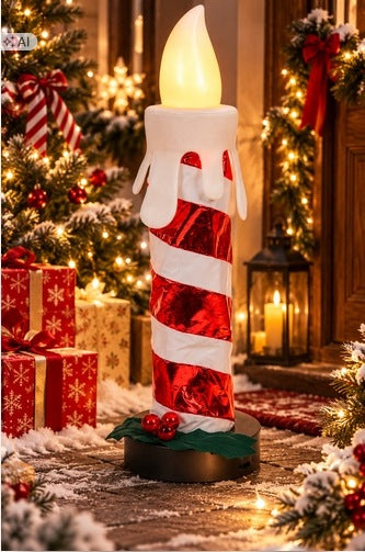 LED Christmas Candle 60cm Folding with Battery Timer 3xAA Decoration Manufacturer code 3219343