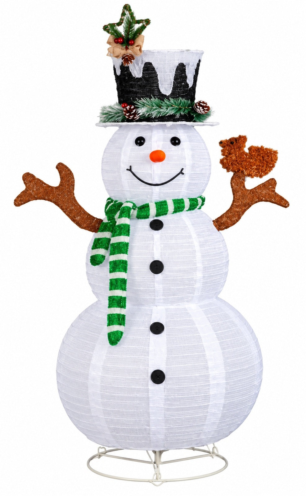 LED Christmas Snowman 120 cm Glowing Garden Decoration Christmas
