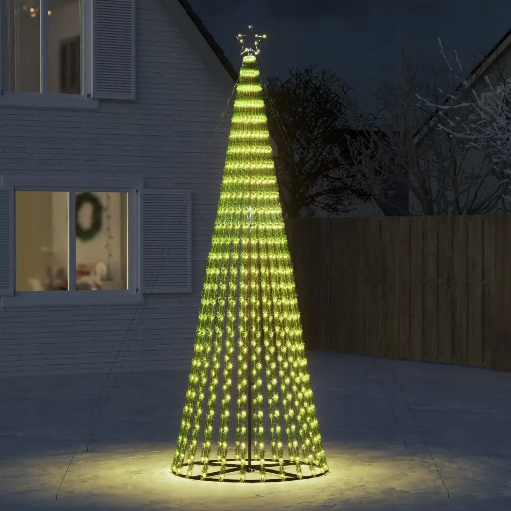 LED Christmas Tree 688 LEDs Warm White 300 cm Brand VidaXL