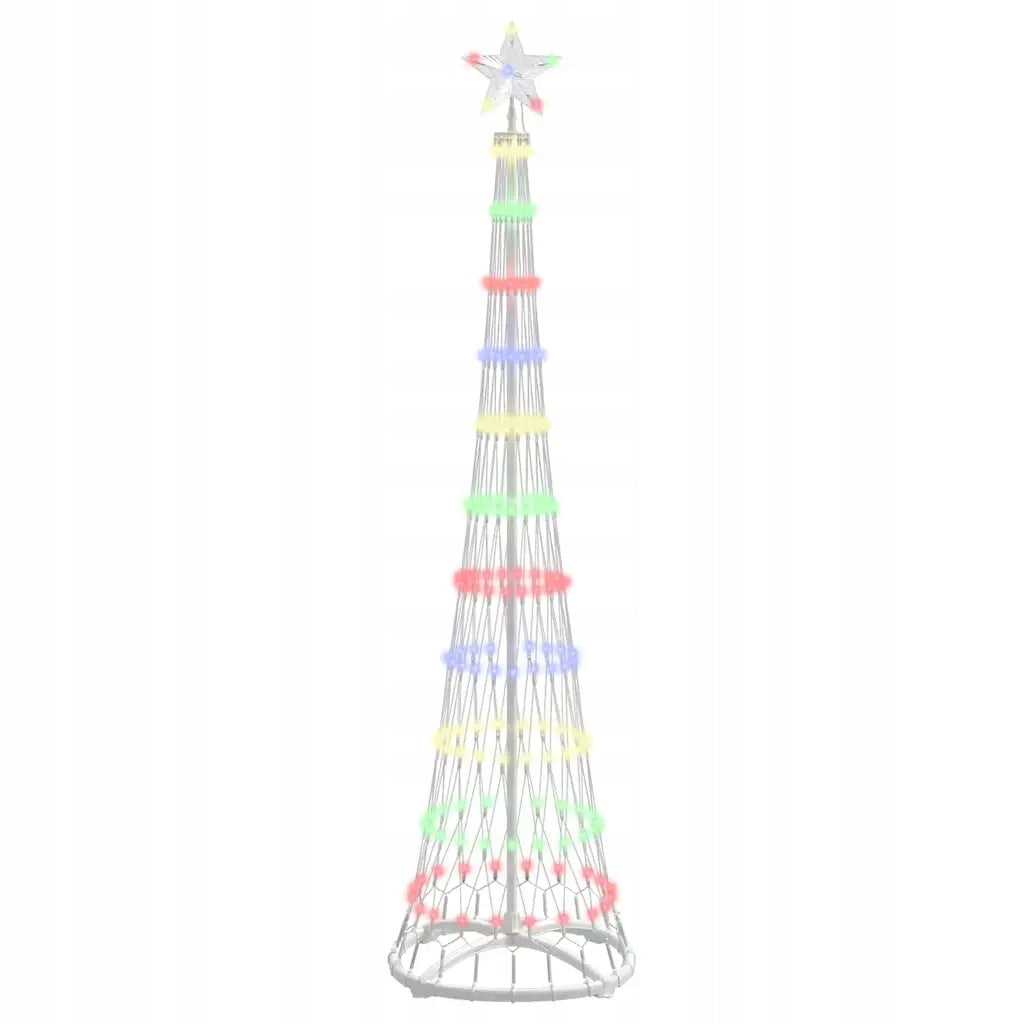 LED Christmas Tree Multicolor 51 x 51 x 190 cm Metal