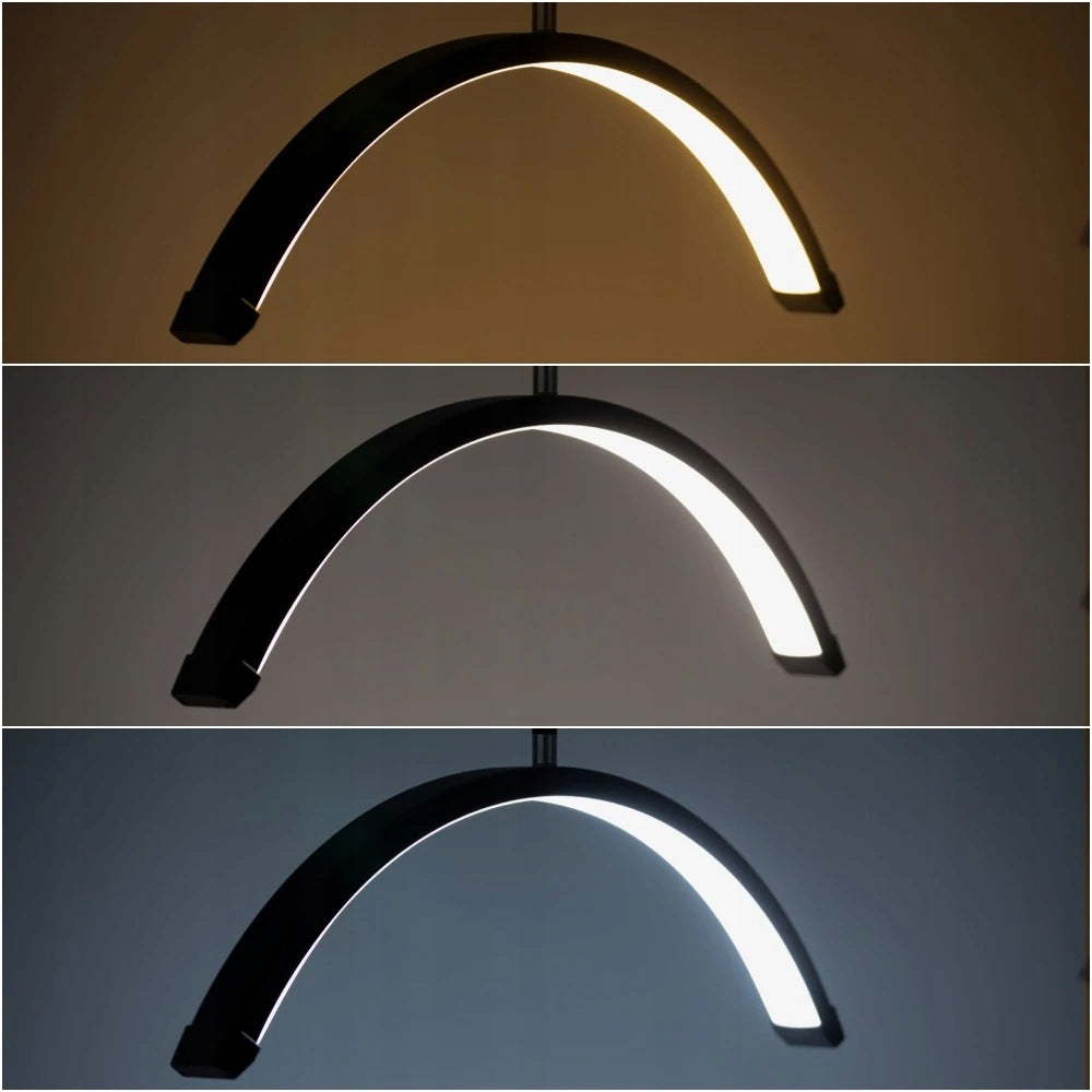 LED Cosmetic Lamp Arch 20W Desk Shadowless Black DZ-M3X Brand Allepaznokcie