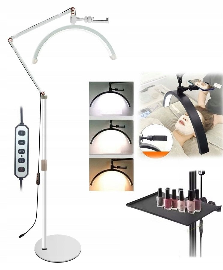 LED Cosmetic Lamp Shadowless High Moon for Nail Makeup Eyelashes 24W