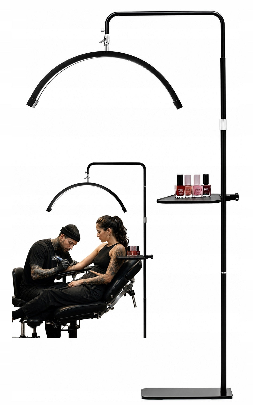 LED Cosmetic Lamp Shadowless Standing Arch 48W 180 cm Marinelli L80