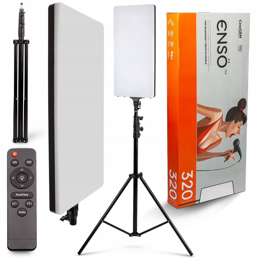 LED Cosmetic Panel Lamp ENSO 320 + Tripod