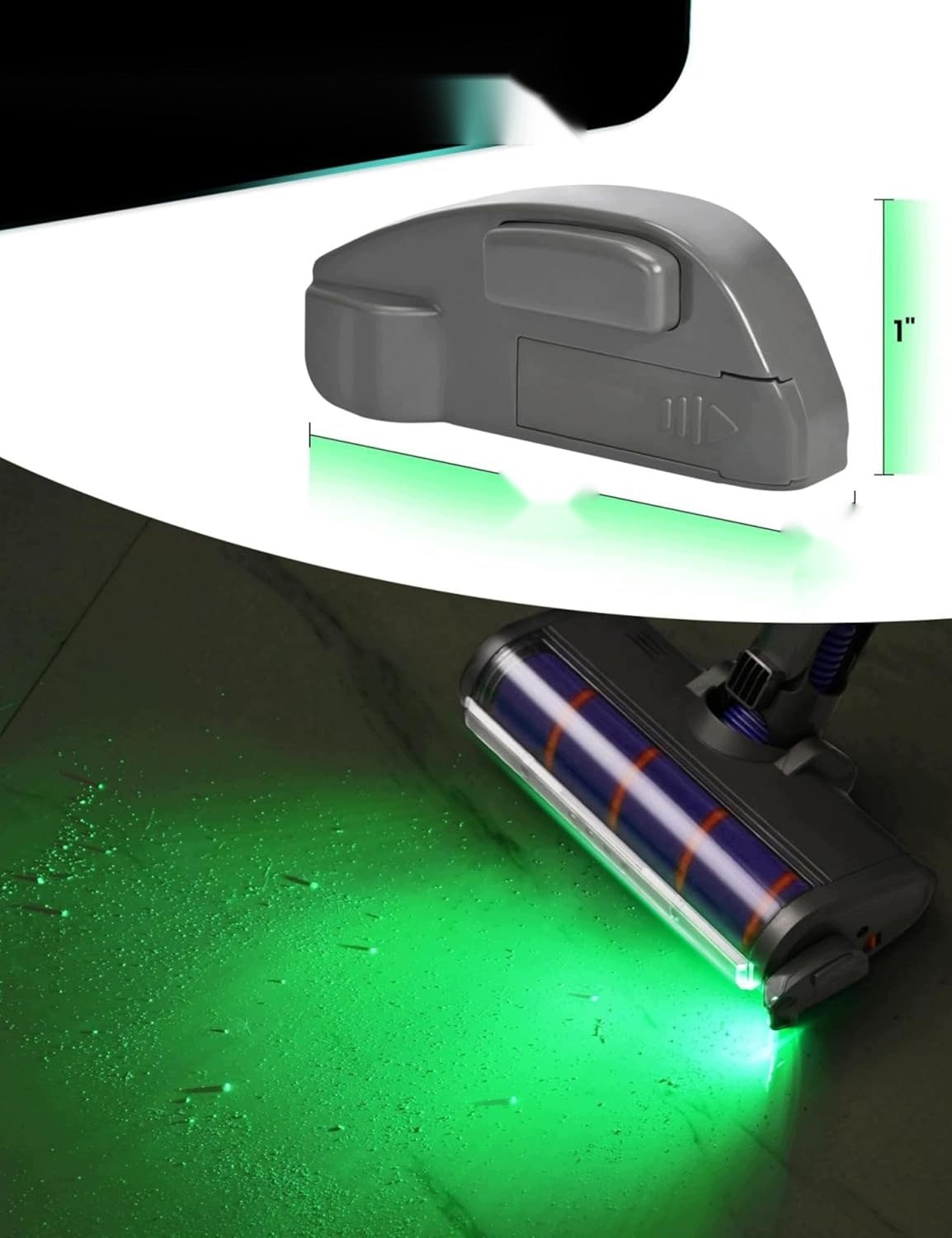 LED DUST DETECTOR LIGHT DURABLE GREEN LIGHT Brand no brand