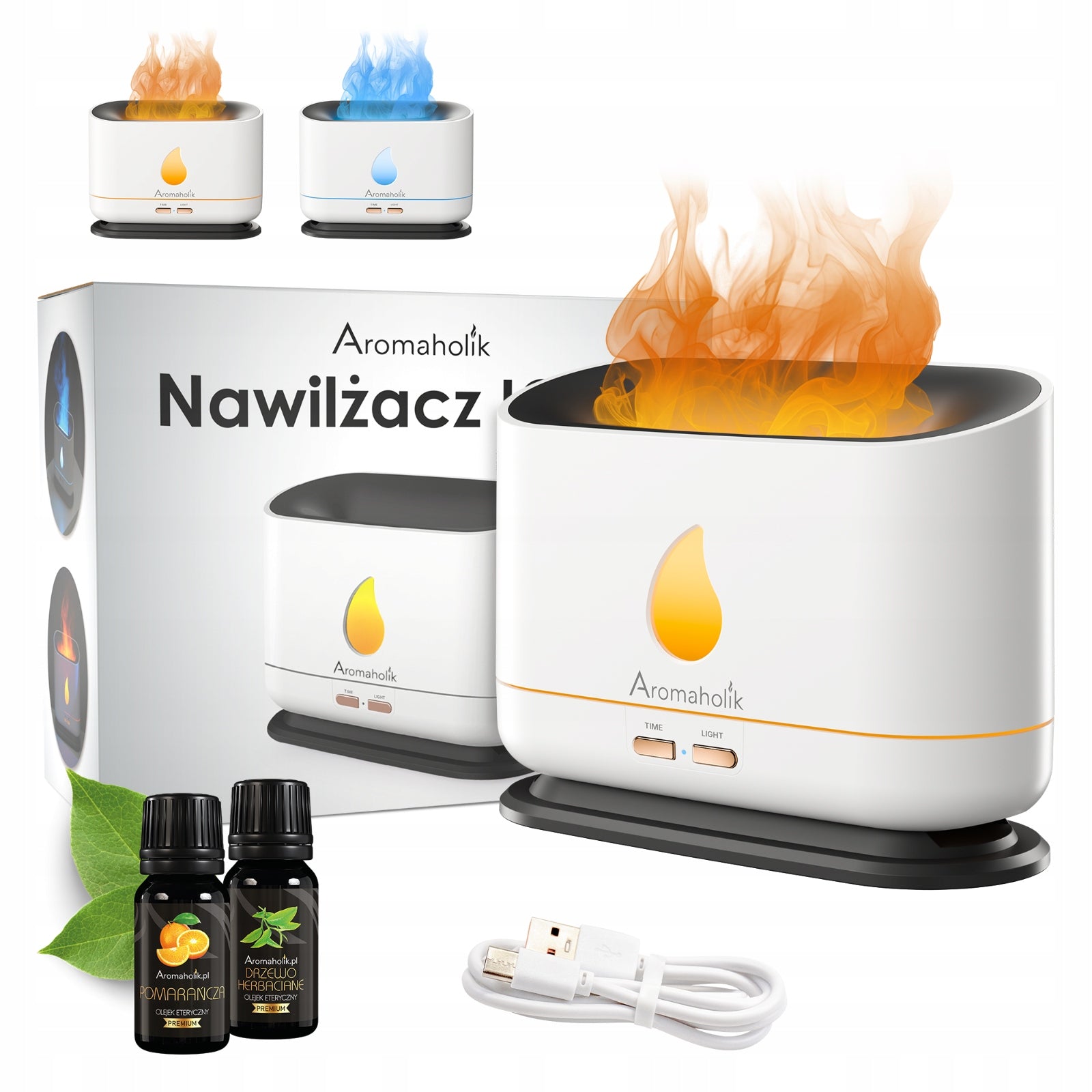 LED Essential Oil Fragrance Diffuser - FLAME EFFECT