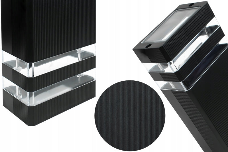 LED FACADE LAMP WALL TWO-WAY WALL LAMP GU10 OUTDOOR UP-DOWN Length/height 27.5 cm