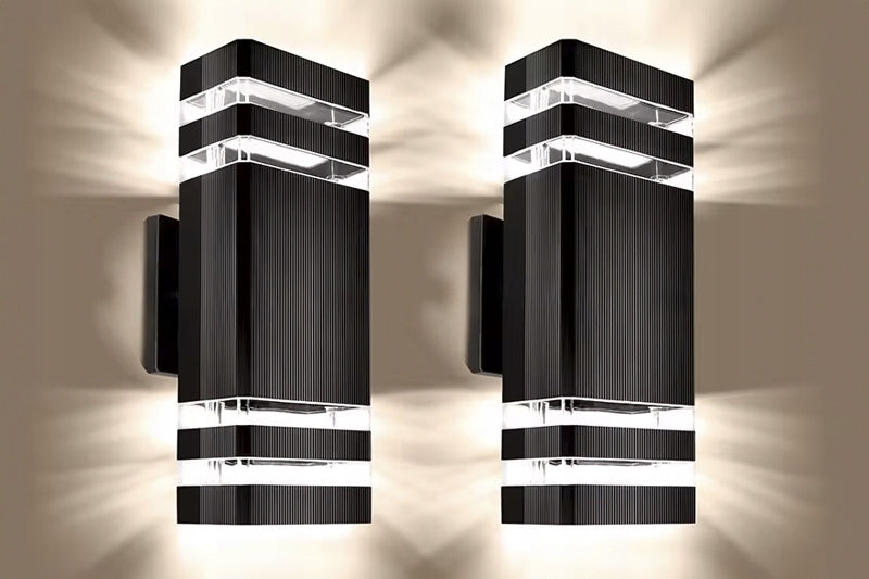 LED FACADE LAMP WALL TWO-WAY WALL LAMP GU10 OUTDOOR UP-DOWN Manufacturer code HANA02_BK