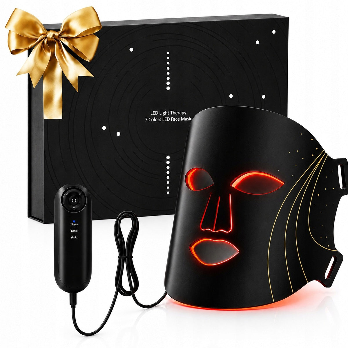 LED FACE MASK 7IN1 PHOTON THERAPY LIFTING REJUVENATION 288 DIODES