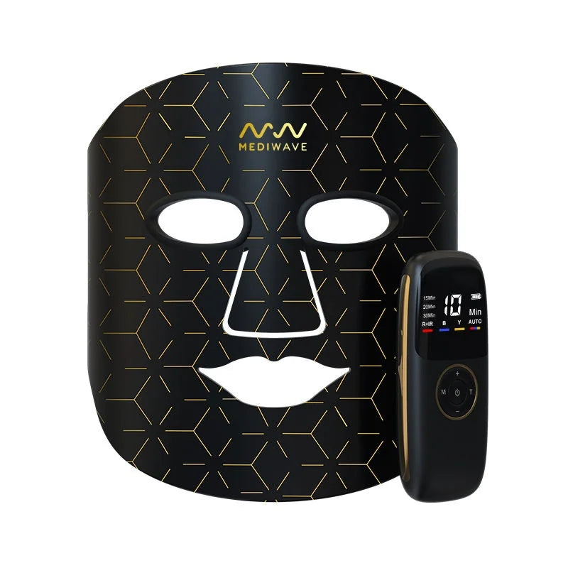 LED FACE MASK FOR LIGHT THERAPY PHOTON MEDICAL SILICONE MEDIWAVE Manufacturer code maska led na twarz mediwave na na prezent