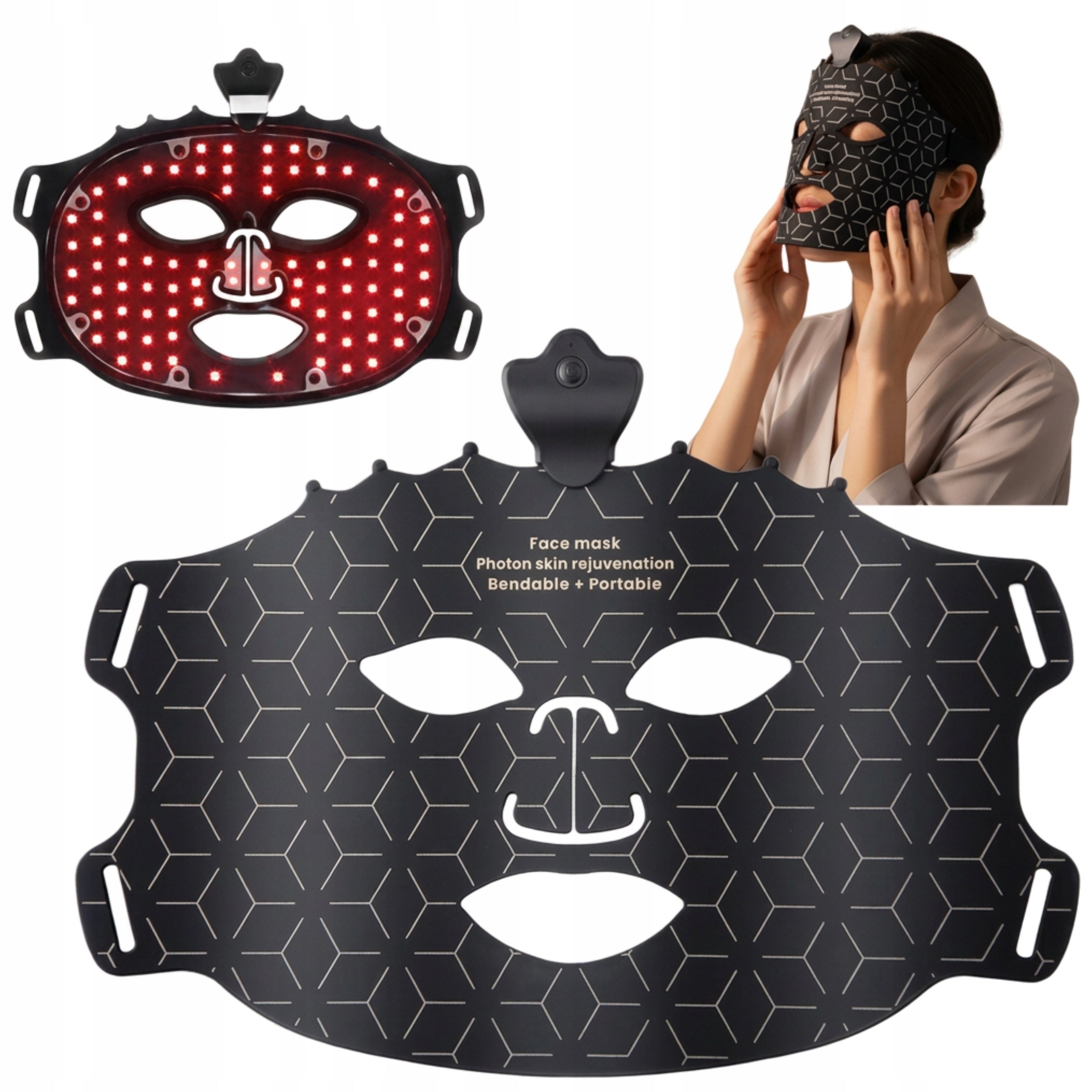 LED FACE MASK LIGHT THERAPY FOR FACE CARE 7 COLORS MASK
