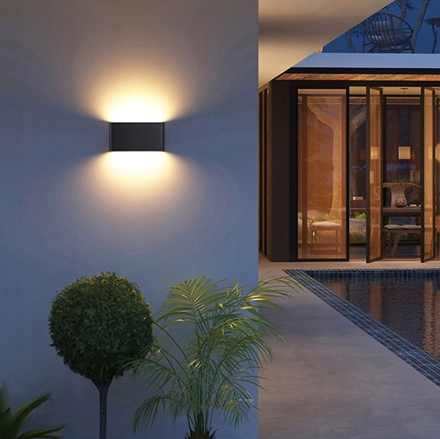 LED Facade Wall Lamp Outdoor Garden Wall Lamp Black 6W Strong Product weight with unit packaging 0.2 kg
